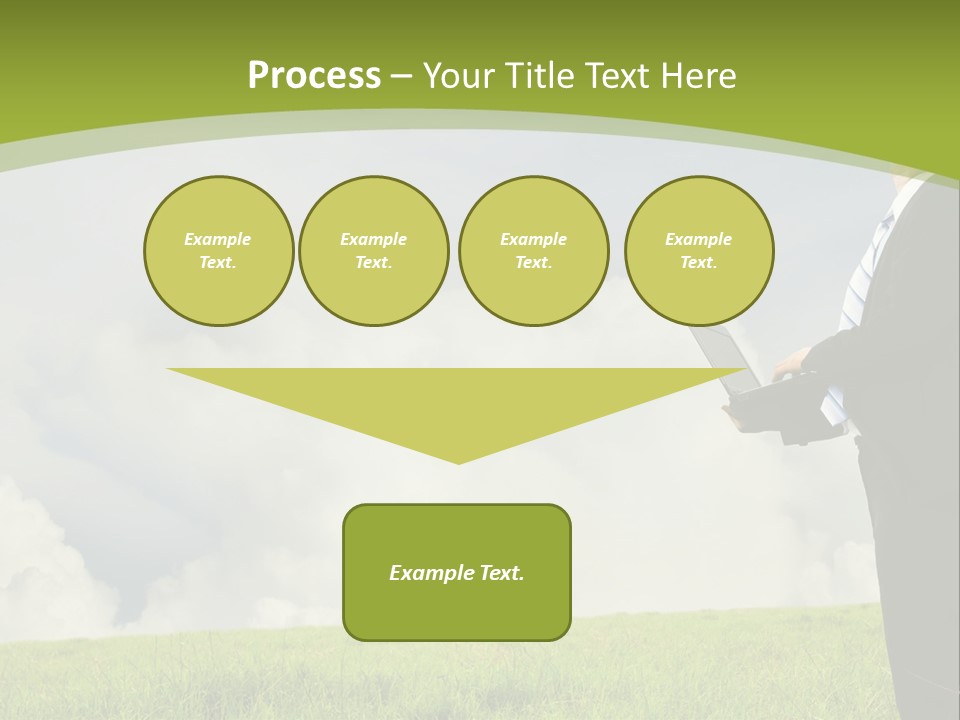 Landscape Nature Computer PowerPoint Template