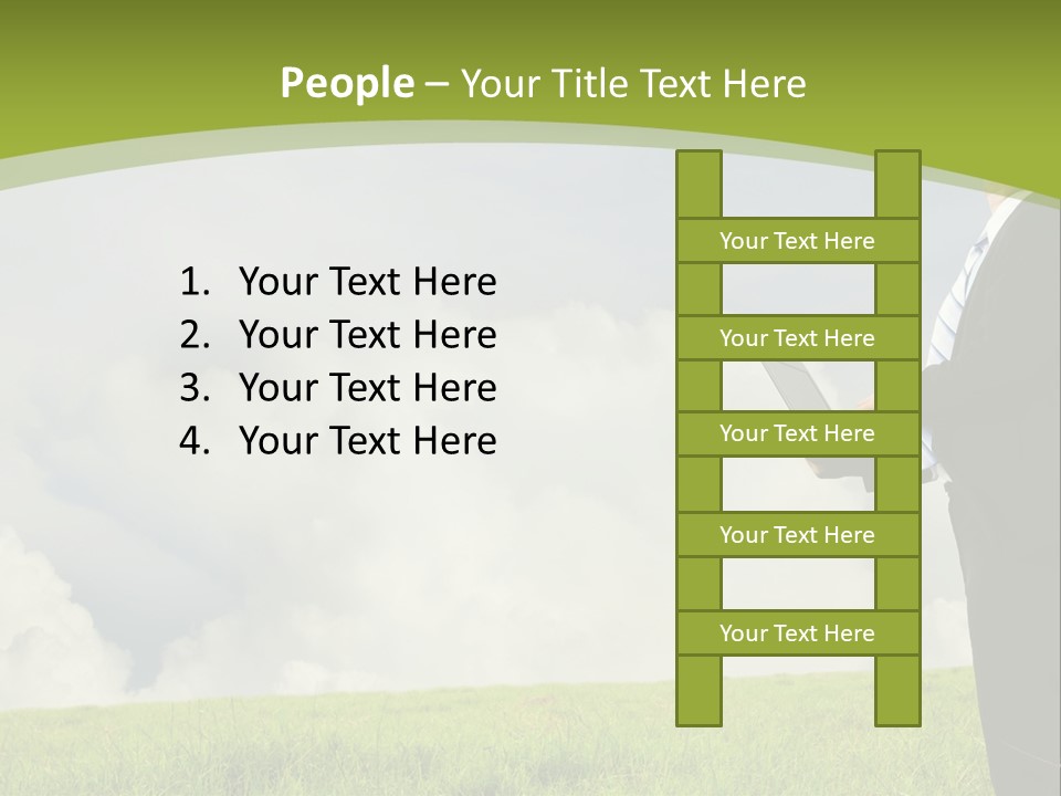 Landscape Nature Computer PowerPoint Template