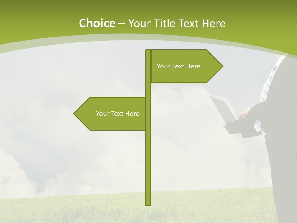 Landscape Nature Computer PowerPoint Template