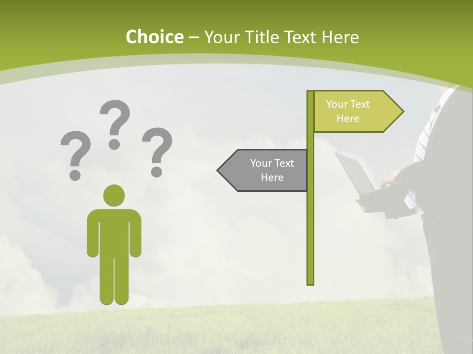 Landscape Nature Computer PowerPoint Template