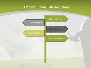 Landscape Nature Computer PowerPoint Template
