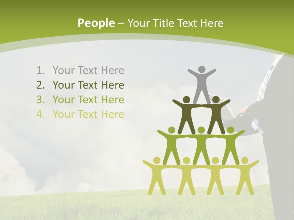 Landscape Nature Computer PowerPoint Template
