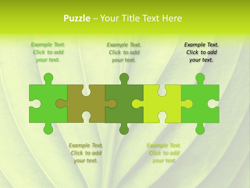 Natural Bright Flora PowerPoint Template