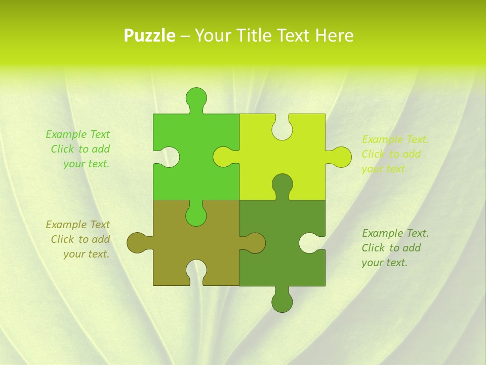 Natural Bright Flora PowerPoint Template