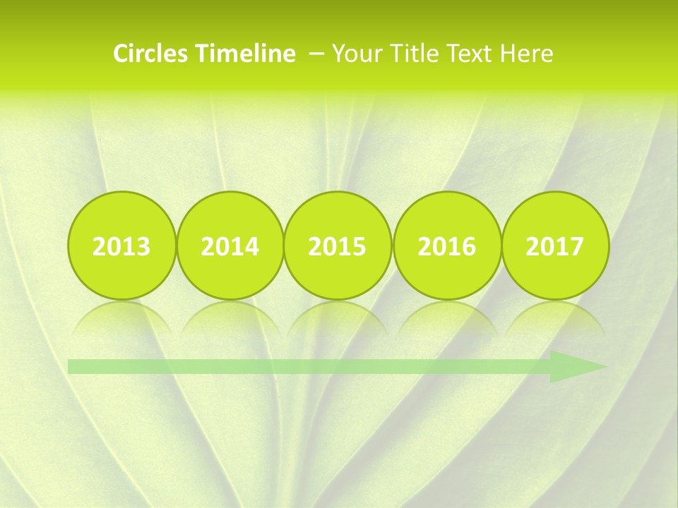 Natural Bright Flora PowerPoint Template