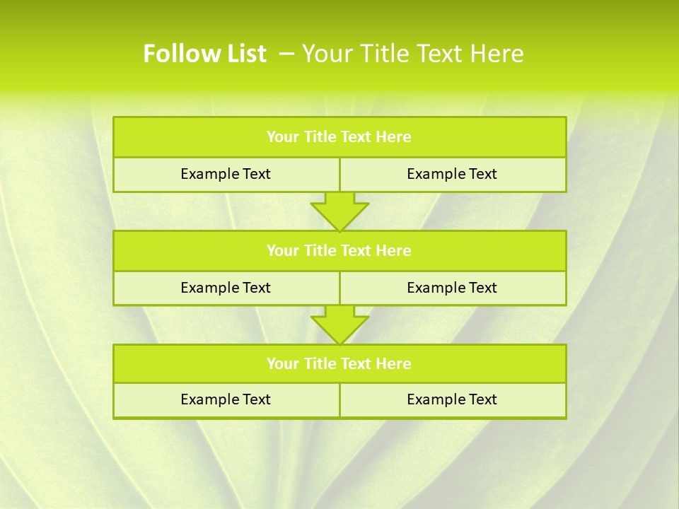 Natural Bright Flora PowerPoint Template