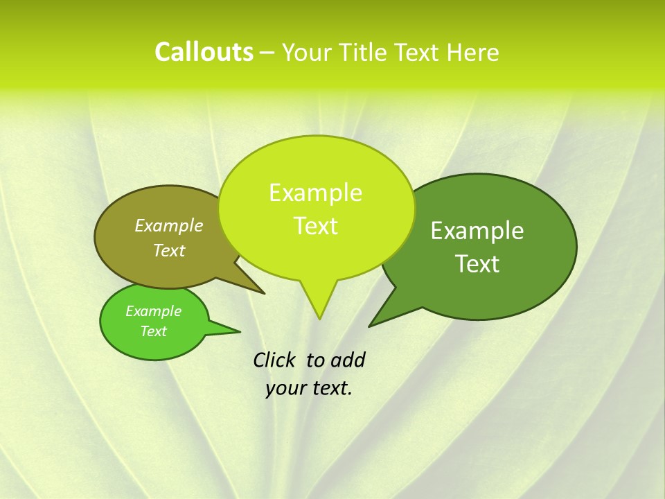 Natural Bright Flora PowerPoint Template