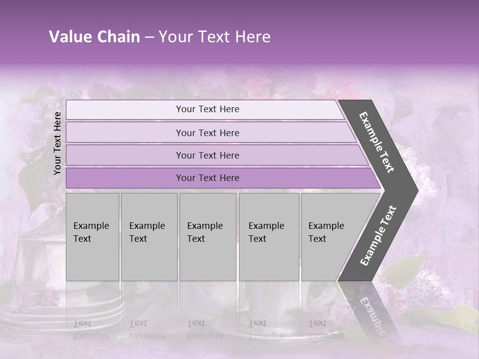 A Painting Of Purple Flowers In A Vase PowerPoint Template