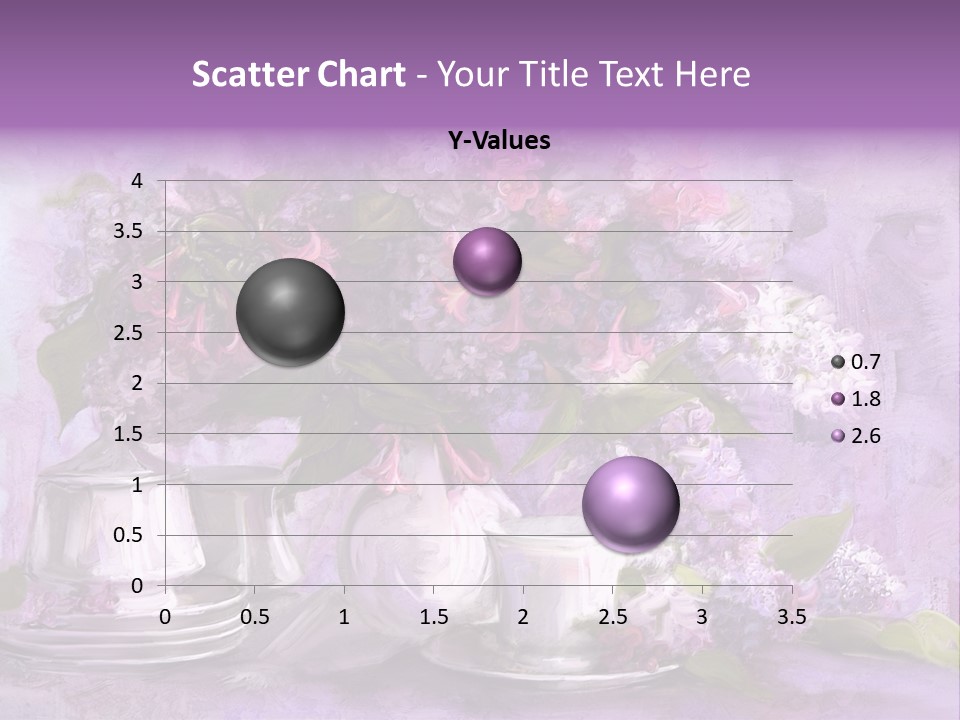 A Painting Of Purple Flowers In A Vase PowerPoint Template