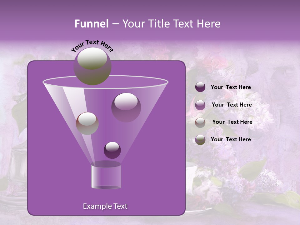 A Painting Of Purple Flowers In A Vase PowerPoint Template