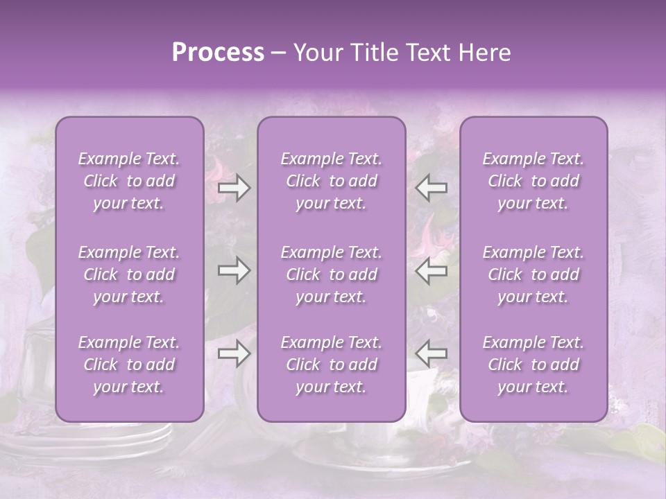 A Painting Of Purple Flowers In A Vase PowerPoint Template