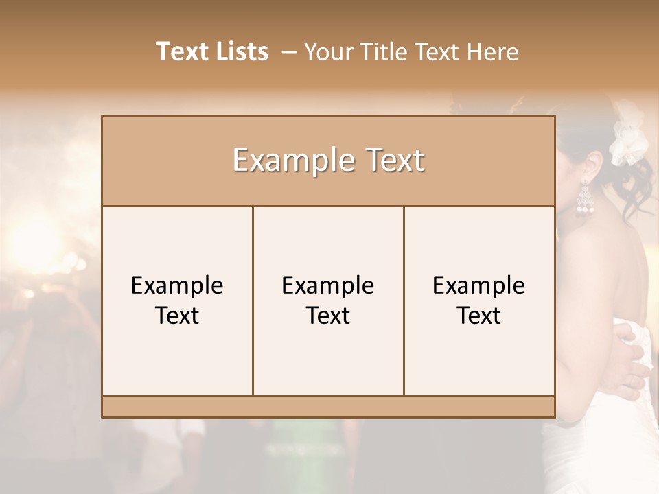 Groom Happy Sunset PowerPoint Template