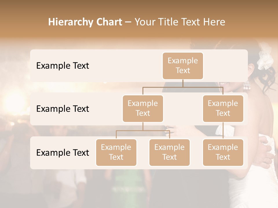 Groom Happy Sunset PowerPoint Template