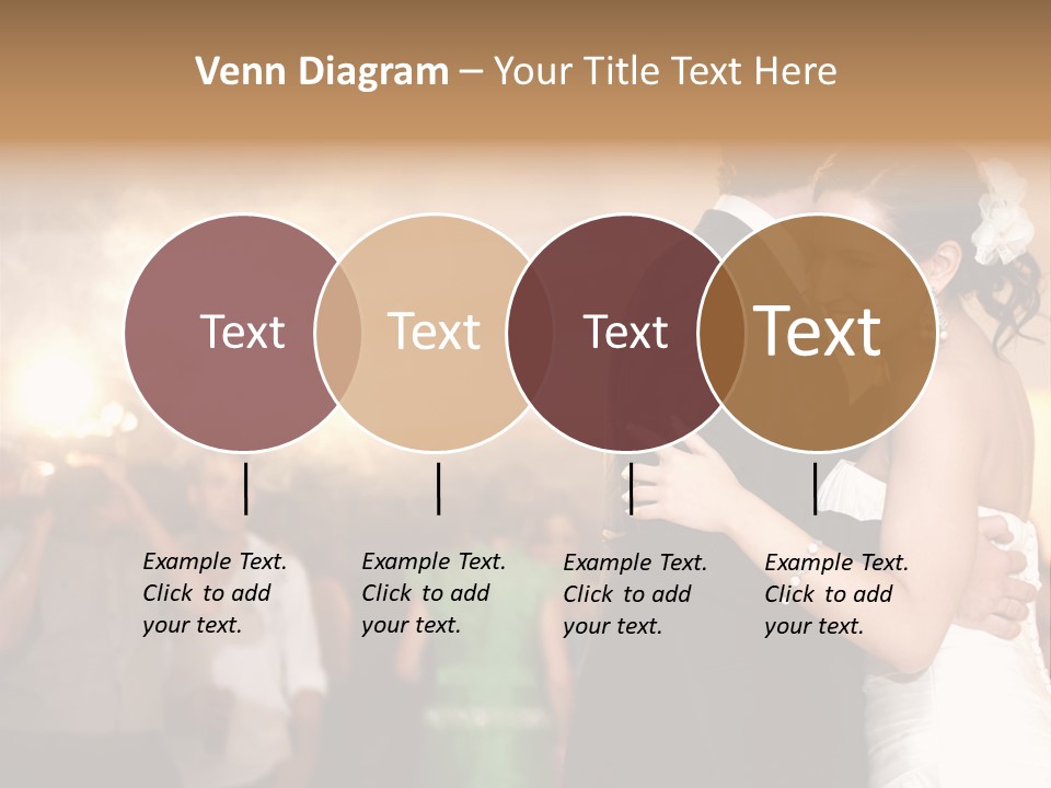 Groom Happy Sunset PowerPoint Template