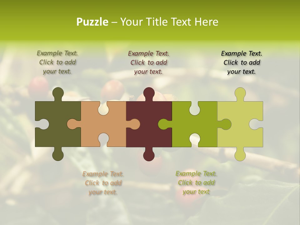 A Bunch Of Berries Are Growing On A Tree PowerPoint Template