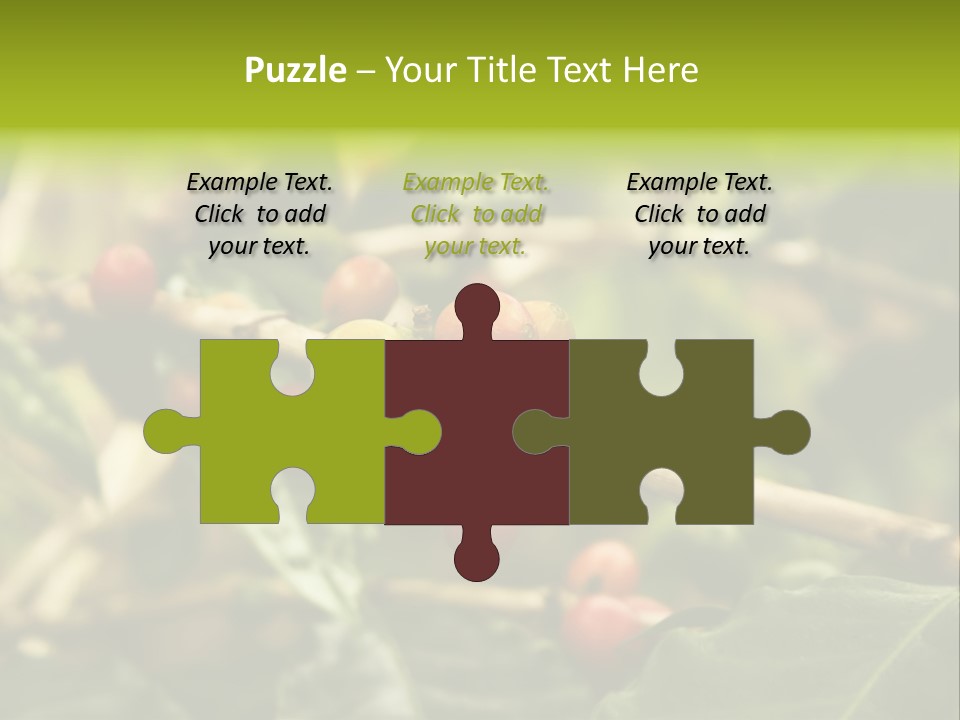 A Bunch Of Berries Are Growing On A Tree PowerPoint Template