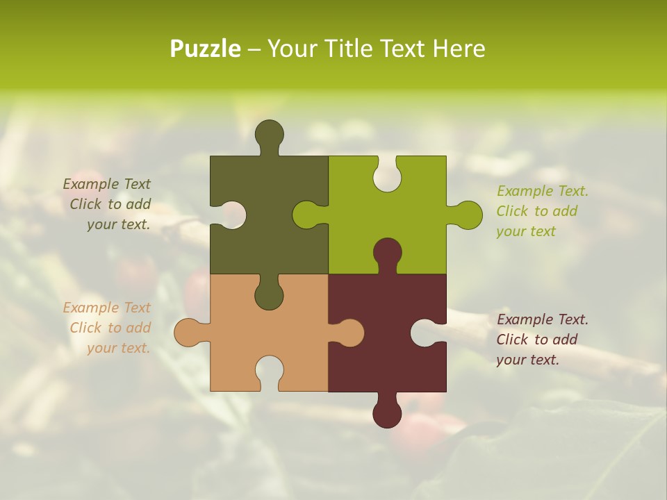 A Bunch Of Berries Are Growing On A Tree PowerPoint Template