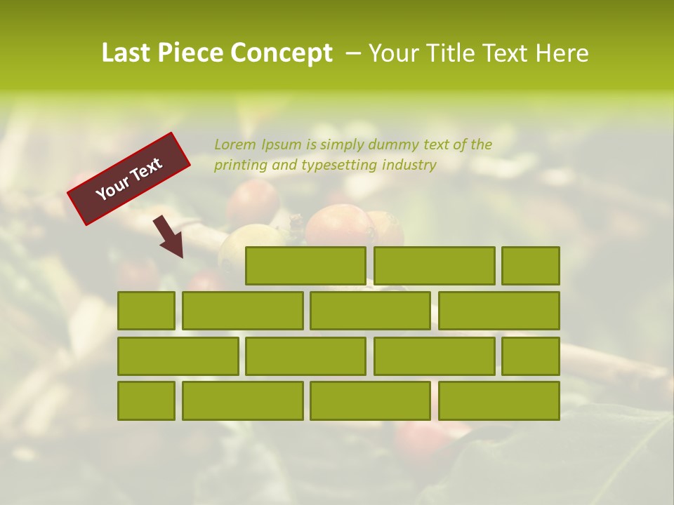 A Bunch Of Berries Are Growing On A Tree PowerPoint Template