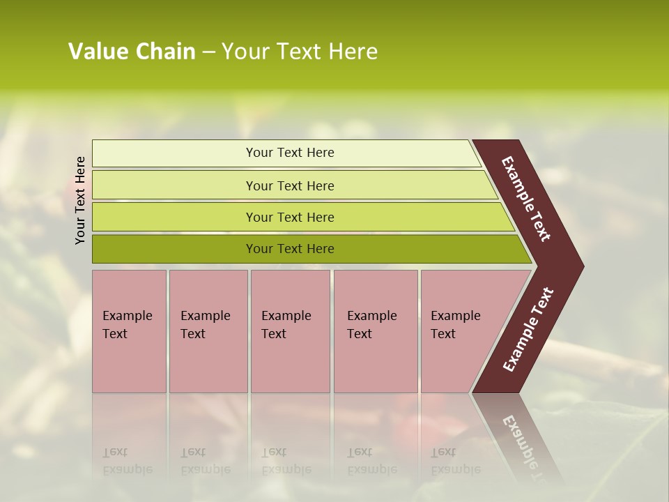 A Bunch Of Berries Are Growing On A Tree PowerPoint Template