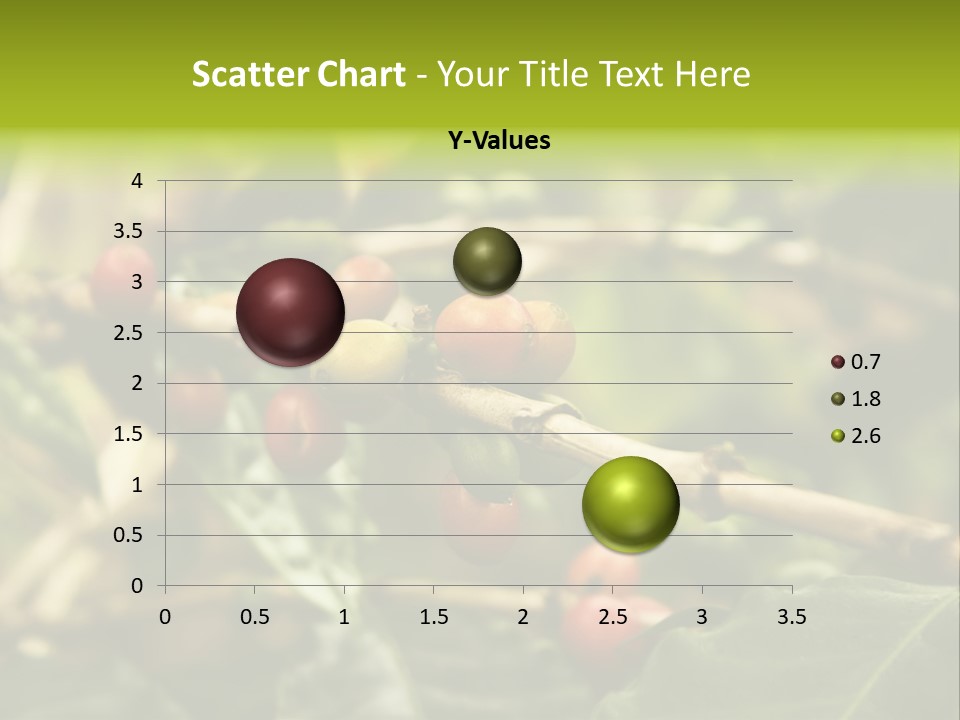 A Bunch Of Berries Are Growing On A Tree PowerPoint Template