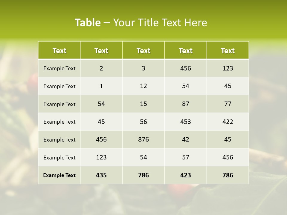A Bunch Of Berries Are Growing On A Tree PowerPoint Template