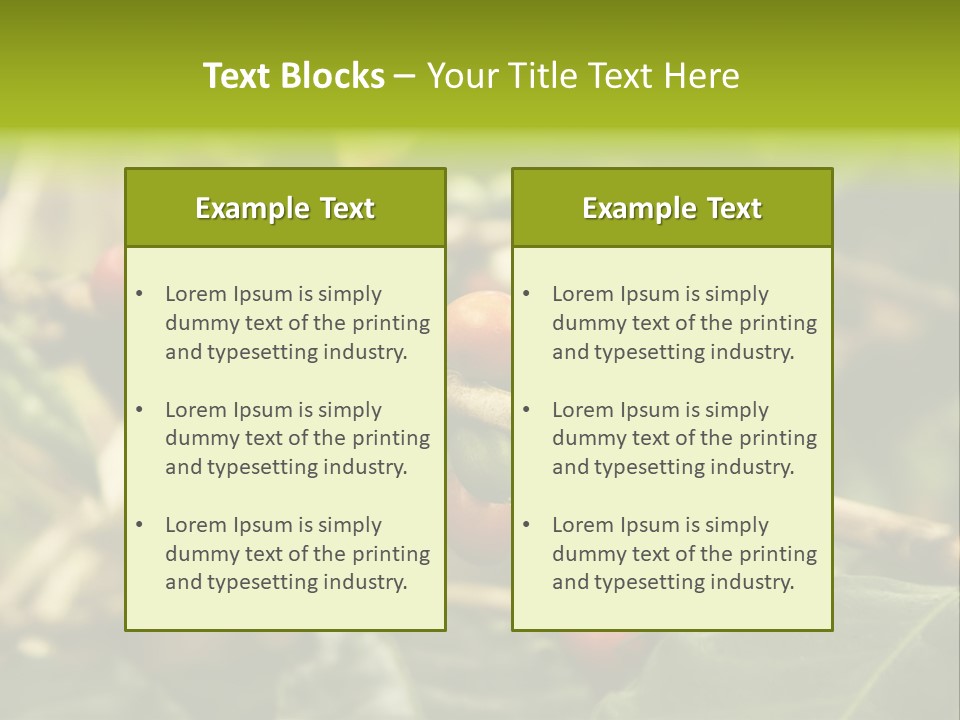 A Bunch Of Berries Are Growing On A Tree PowerPoint Template