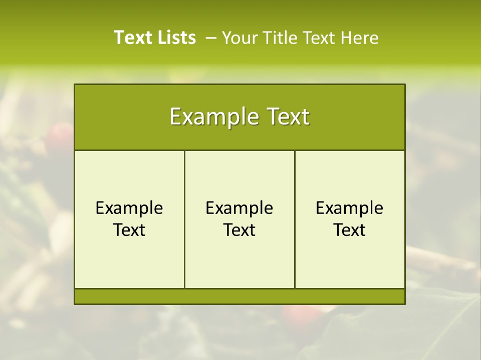 A Bunch Of Berries Are Growing On A Tree PowerPoint Template