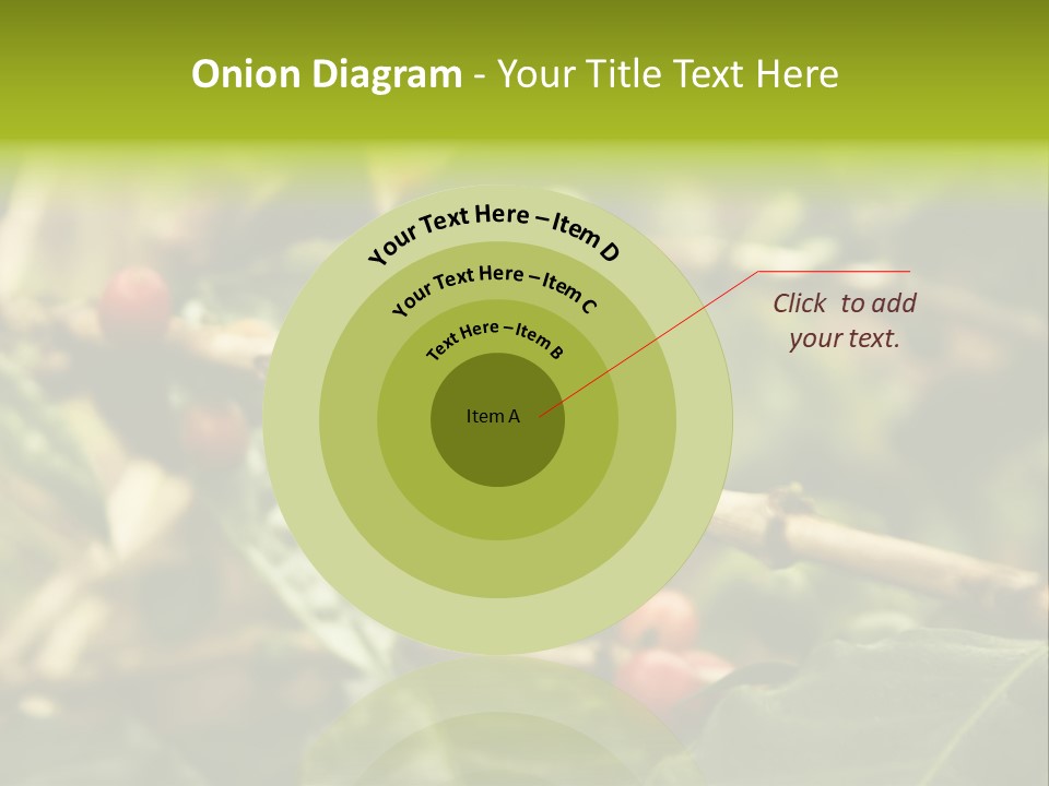 A Bunch Of Berries Are Growing On A Tree PowerPoint Template