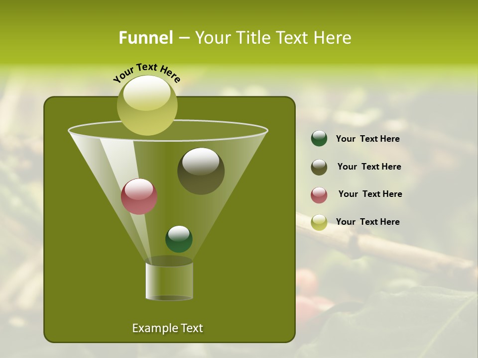 A Bunch Of Berries Are Growing On A Tree PowerPoint Template