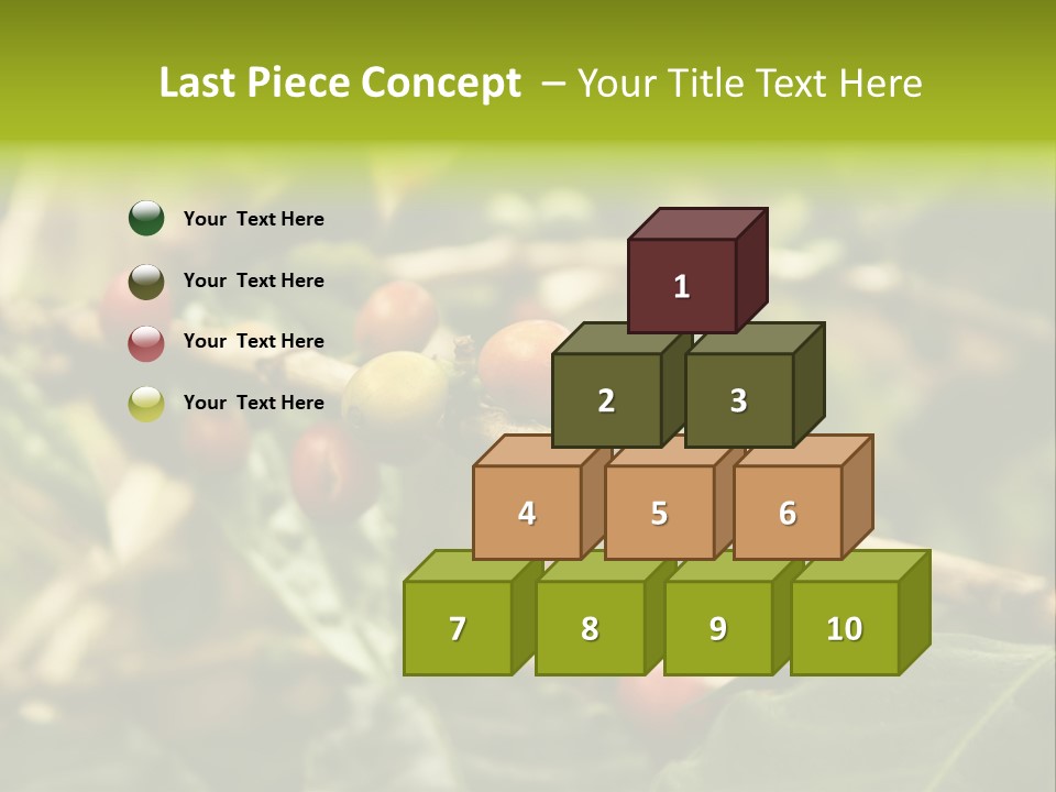 A Bunch Of Berries Are Growing On A Tree PowerPoint Template