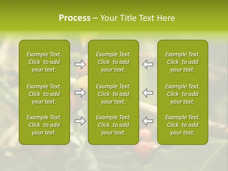 A Bunch Of Berries Are Growing On A Tree PowerPoint Template