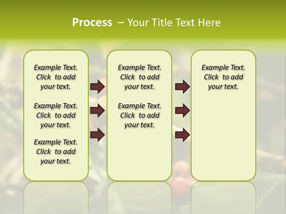 A Bunch Of Berries Are Growing On A Tree PowerPoint Template