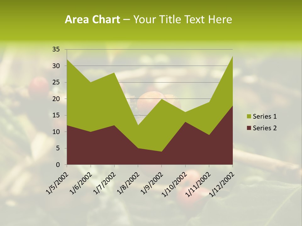 A Bunch Of Berries Are Growing On A Tree PowerPoint Template