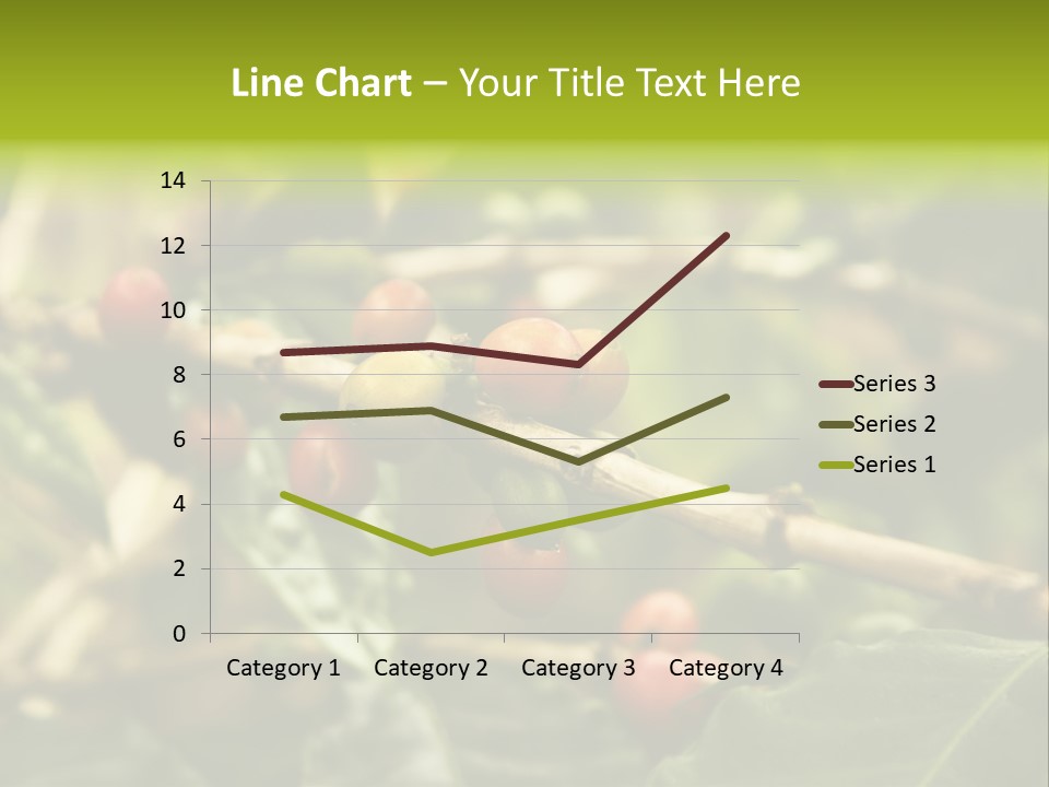 A Bunch Of Berries Are Growing On A Tree PowerPoint Template