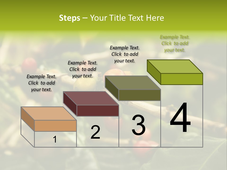 A Bunch Of Berries Are Growing On A Tree PowerPoint Template