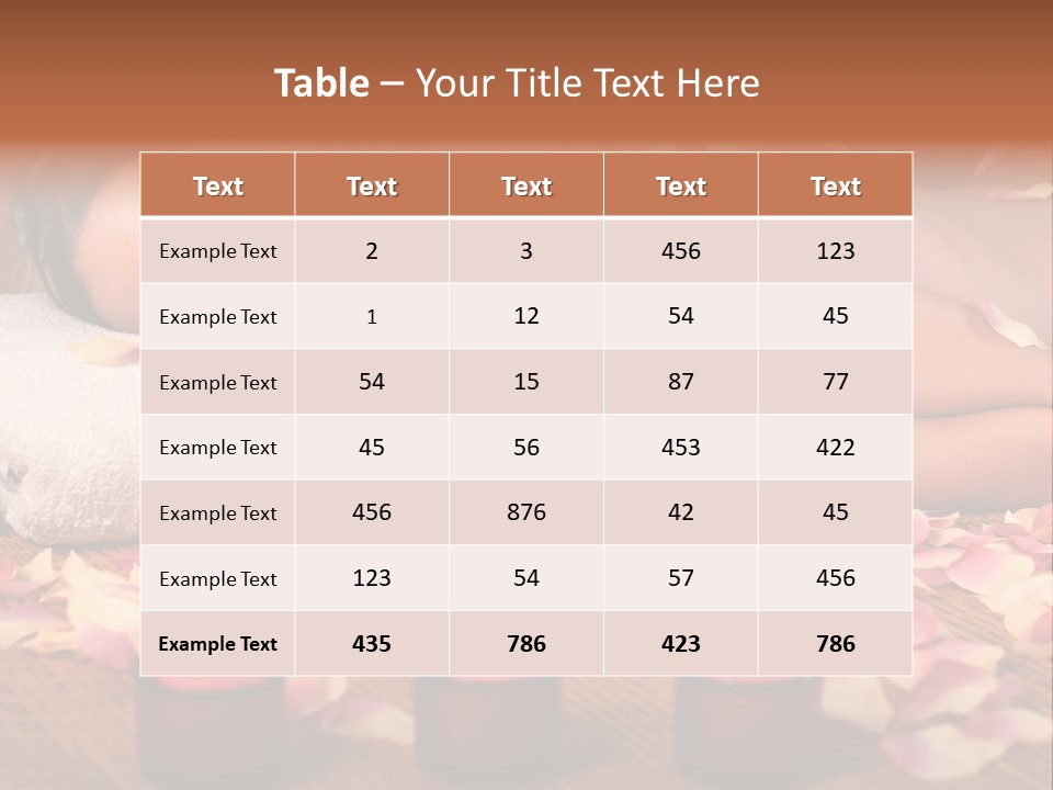 A Beautiful Woman Laying On A Towel Next To Candles PowerPoint Template