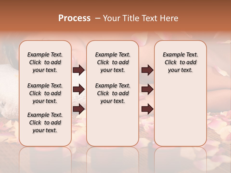 A Beautiful Woman Laying On A Towel Next To Candles PowerPoint Template