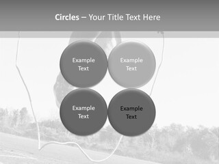 A Person Jumping In The Air With A Jump Rope PowerPoint Template