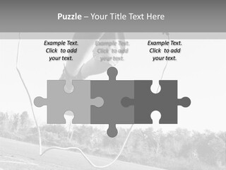 A Person Jumping In The Air With A Jump Rope PowerPoint Template