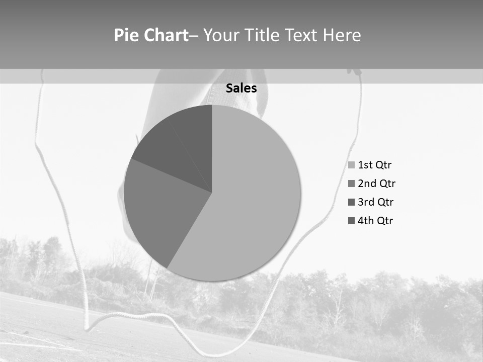 A Person Jumping In The Air With A Jump Rope PowerPoint Template