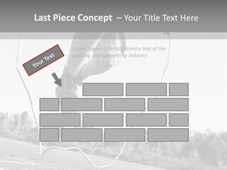 A Person Jumping In The Air With A Jump Rope PowerPoint Template