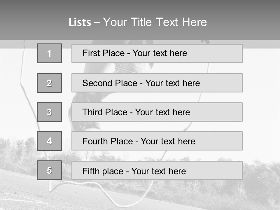 A Person Jumping In The Air With A Jump Rope PowerPoint Template