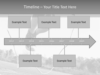 A Person Jumping In The Air With A Jump Rope PowerPoint Template