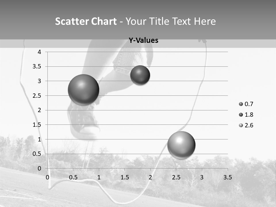 A Person Jumping In The Air With A Jump Rope PowerPoint Template