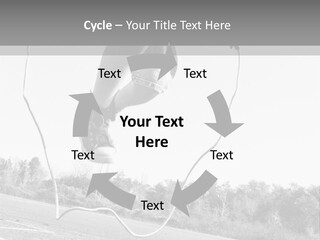 A Person Jumping In The Air With A Jump Rope PowerPoint Template