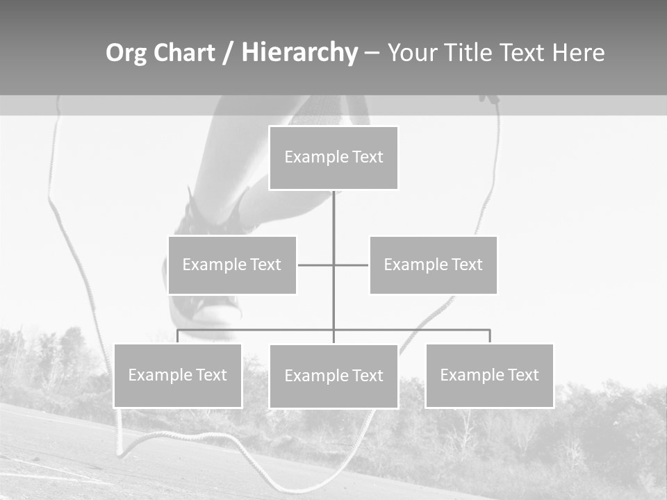 A Person Jumping In The Air With A Jump Rope PowerPoint Template