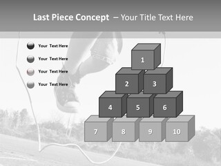 A Person Jumping In The Air With A Jump Rope PowerPoint Template