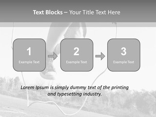 A Person Jumping In The Air With A Jump Rope PowerPoint Template