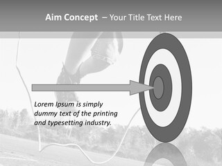 A Person Jumping In The Air With A Jump Rope PowerPoint Template