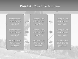 A Person Jumping In The Air With A Jump Rope PowerPoint Template